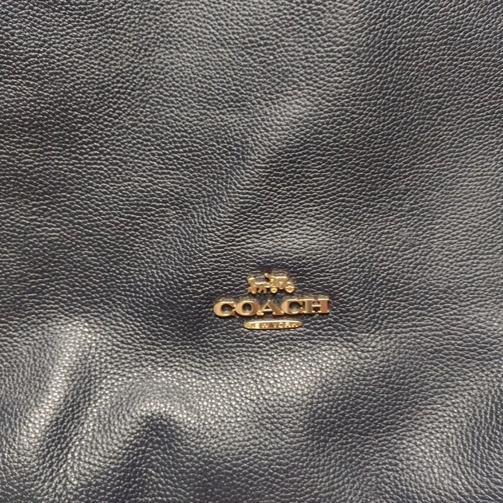 Coach Chelsea Hobo Bag in Navy Pebbled Leather High Quality Purse - Picture 2 of 11